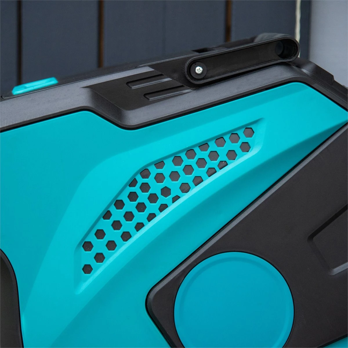 Outsunny Carrete De Manguera De Jardín 20M+1,95M Manguera De Riego Montado En Pared Enrollador Automático Con 7 Modos De Pulverización 180° Giratorio 52x43x24 Cm Negro Y Verde - Imagen 4