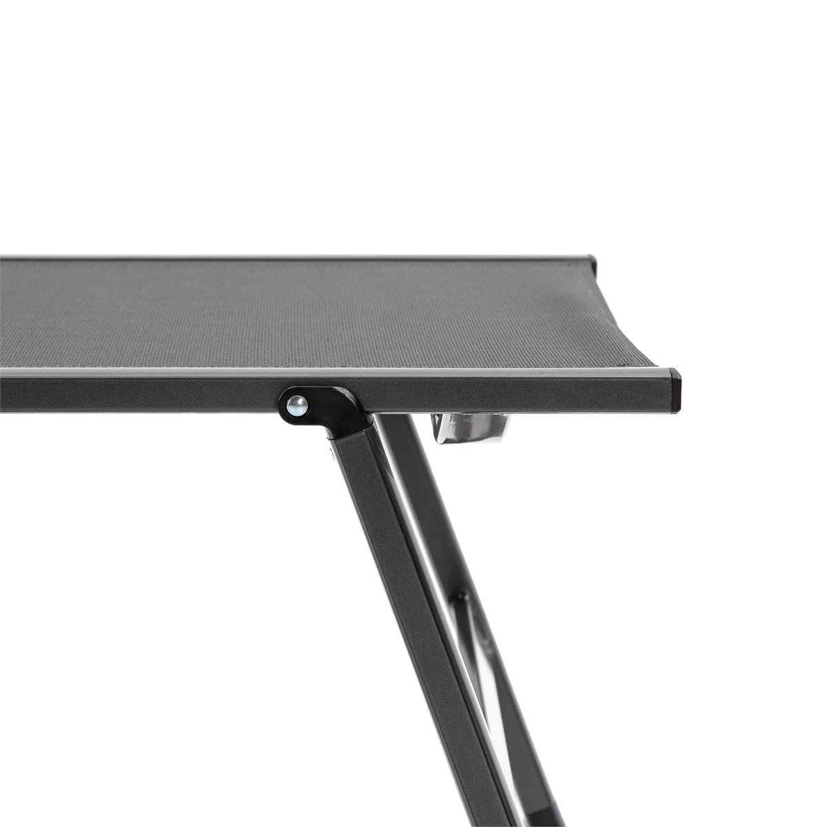 Outsunny Tumbona De Jardín Relinable Tumbona Plegable De Aluminio Con Respaldo Ajustable En 5 Posiciones Para Terraza Piscina Exterior Carga Máx. 150 Kg 69x140x107 Cm Gris - Imagen 7