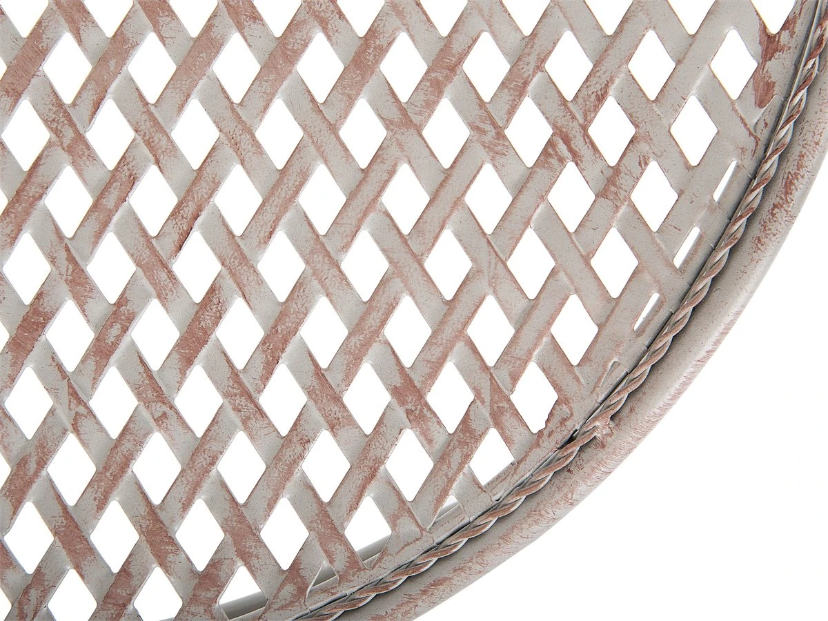 Mesa De Jardín De Metal Gris Claro ⌀ 71 Cm CILENTO - Imagen 7