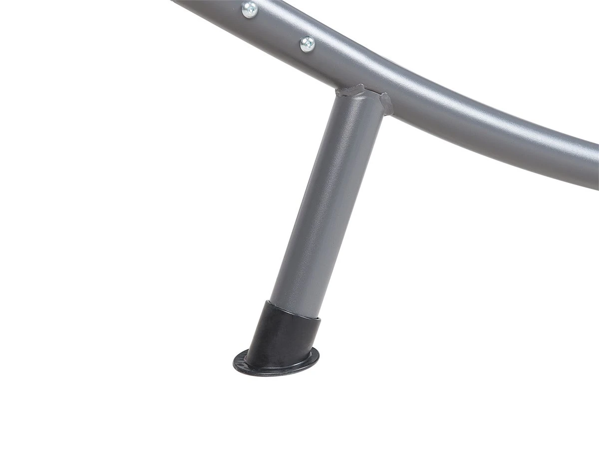 Tumbona De Jardín Metal Gris Con Techo Ajustable TERNO - Imagen 9