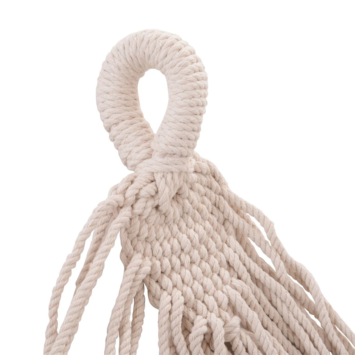 Outsunny Hamaca De Algodón Para Jardín 200x150 Cm Hamaca Colgante Portátil Carga Máx. 180 Kg Para Acampar Piscina Camping Rayas Multicolor - Imagen 8