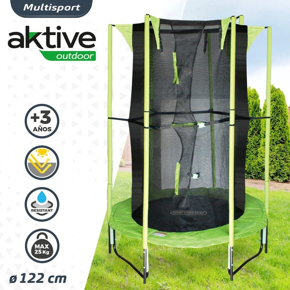 Cama Elástica Infantil 122 Cm Diámetro Aktive Sports - Imagen 2