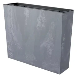 Prosperplast Jardinera Para Balcón Urbi Case Beton Effect , Con Depósito, Dimensiones (Mm) 580X180X498, Color Marengo