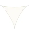 Outsunny Toldo Vela Color Crema Sombrilla Parasol Triangulo Tela De Poliéster Jardin Playa Camping Sombra (varios Colores Y Medidas), Medida 3x3x3 Metros, Color Crema