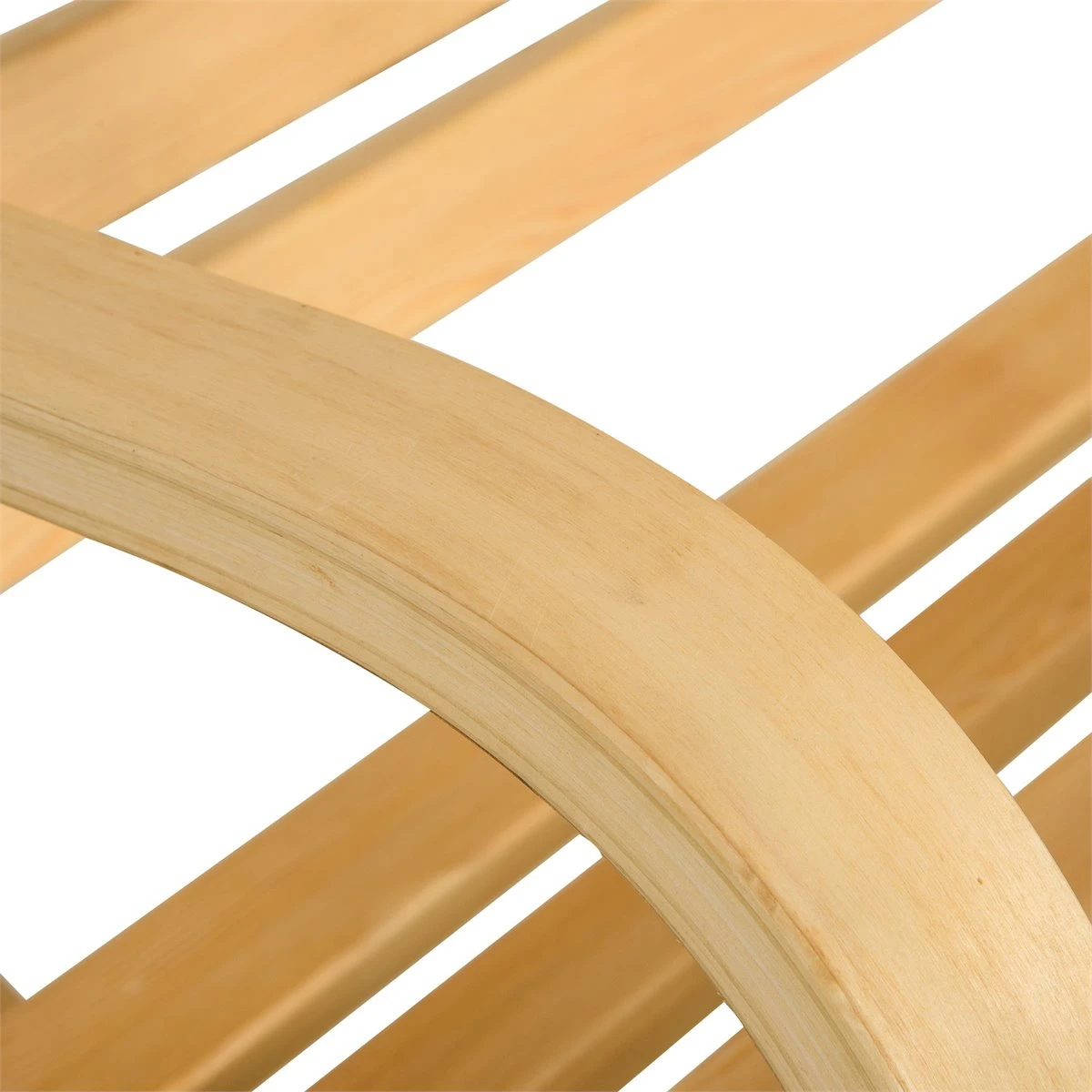 Outsunny Banco Columpio De Madera De 2 Plazas Tipo Balancín Colgante Carga Máx. 250 Kg Para Jardín Terraza Balcón Exterior 141,5x51x78 Cm Natural - Imagen 9