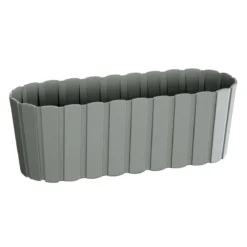 Prosperplast Jardinera Para Balcón BOARDEE BASIC 7,9L., Dimensiones (mm) 587x144x130, Color Gris Piedra