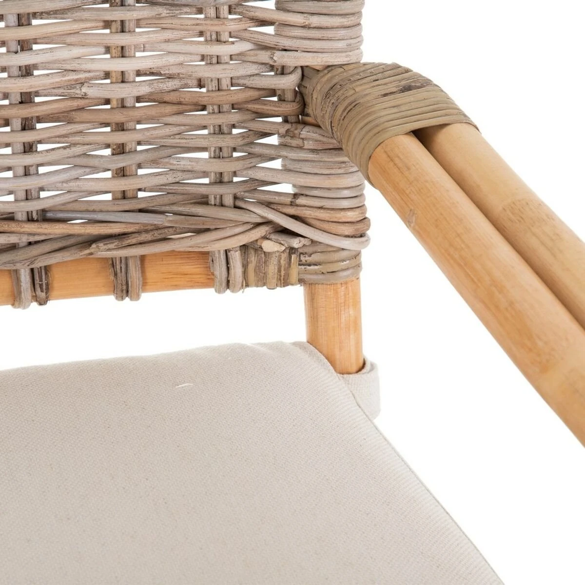 Sofá 124,5 X 70 X 80 Cm Natural Ratán - Imagen 4