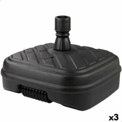 Base Para Sombrilla Aktive 56 X 40 X 56 Cm Antracita Plástico (3 Unidades)