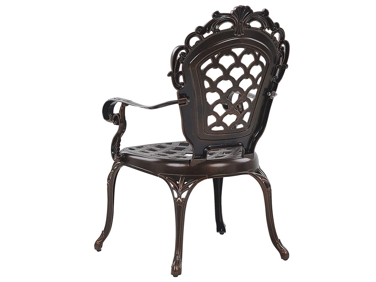 Conjunto De 2 Sillas De Jardín Marrón LIZZANO - Imagen 6