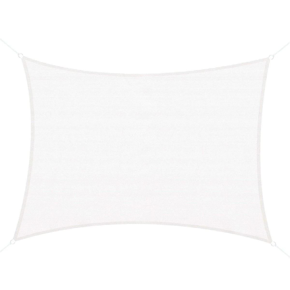 Outsunny Toldo Vela Rectángulo 4x6m Toldo Parasol Vela De Sombra Protección UV Poliéster Para Patio Terraza Jardín - Imagen 3