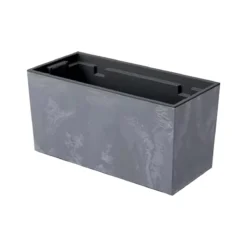 Prosperplast Jardinera Para Balcón Urbi Case Beton Effect , Dimensiones (Mm) 395X185X195, Color Marengo