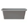 Prosperplast Jardinera Respana Con Soporte De Plastico En Color Gris Piedra 49 (largo) X 18,4 (ancho) X 14,5 (alto) Cm