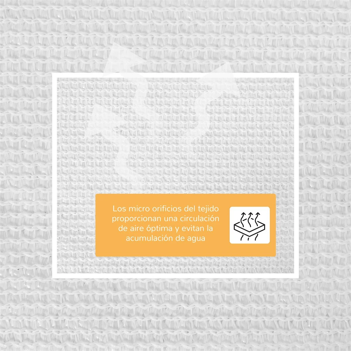 Outsunny Toldo Vela Rectángulo 4x6m Toldo Parasol Vela De Sombra Protección UV Poliéster Para Patio Terraza Jardín - Imagen 4