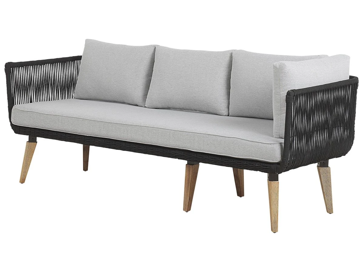 Conjunto De Jardín En Madera De Acacia Gris/marrón ALCAMO - Imagen 10