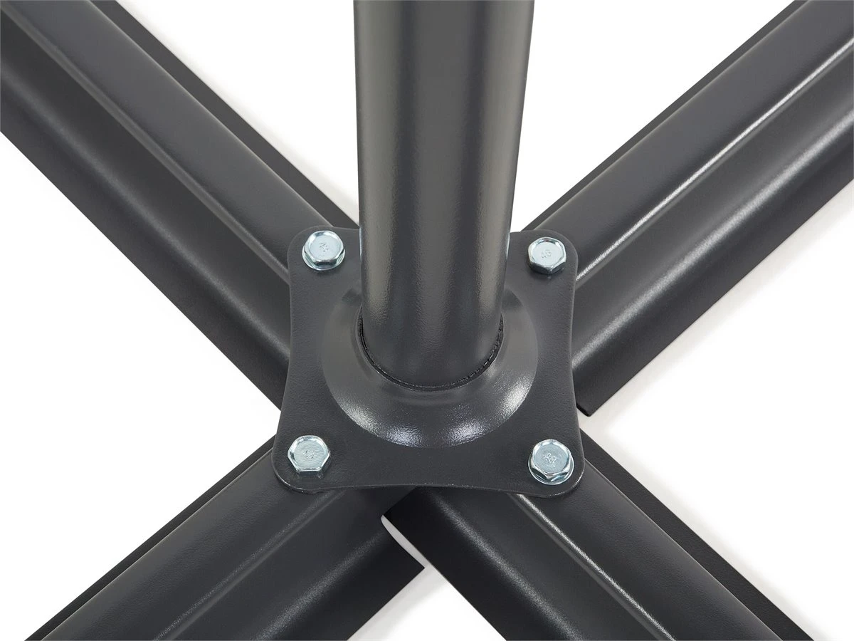 Sombrilla Voladiza De Poliéster Rojo/borgoña 300 Cm RAVENNA - Imagen 7