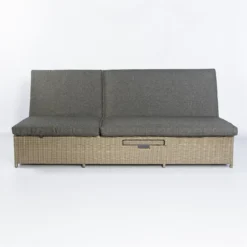 BARI DOBLE Tumbona Multiposiciones Gris