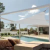 Toldo Vela Triangular De Poliéster Gris 300 X 300 Cm LUKKA