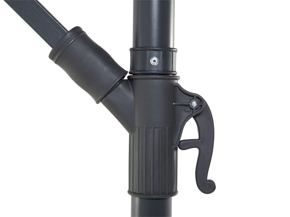 Sombrilla Voladiza De Poliéster Rojo/borgoña 300 Cm RAVENNA - Imagen 8