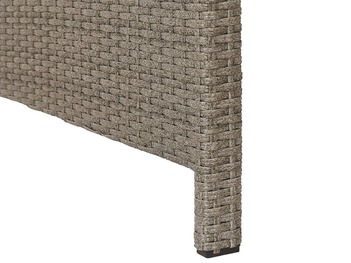 Conjunto De Jardín 5 Plazas De Ratán Beige/gris Pardo FONTI - Imagen 10