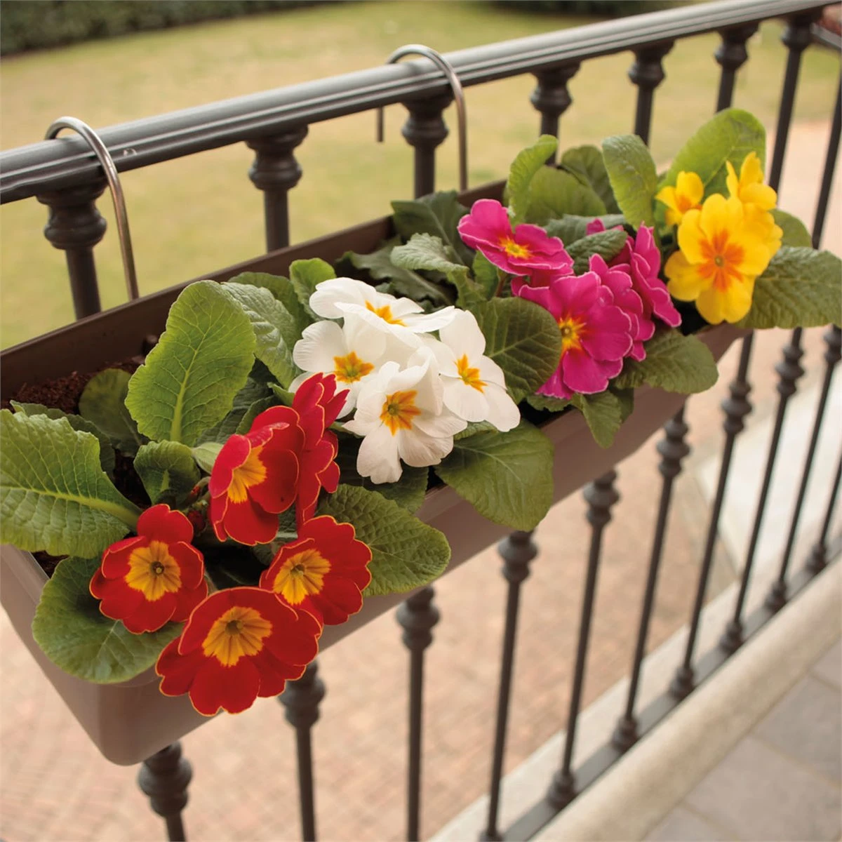 Jardinera 50 Cm Con Soporte De Fijación Curvo - Imagen 4