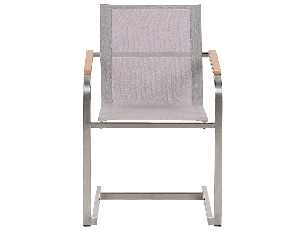 Conjunto De 2 Sillas De Jardín Beige COSOLETO - Imagen 6