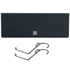Prosperplast Jardinera Para Balcón Rato Case W , Dimensiones (Mm) 580X180X195, Color Antracita