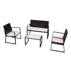 Muebles De Jardín Aktive Negro