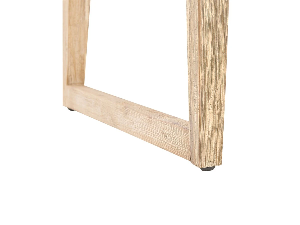 Conjunto De Jardín Mesa Y 2 Bancos De Cemento Reforzado Gris/madera Clara ORIA - Imagen 12